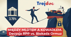 Przedsiębiorca balansuje na linie między obniżką stóp 3.75% a zablokowanym statkiem towarowym - Trejdoo