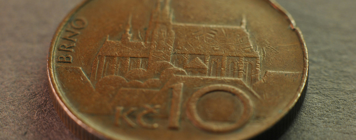 Waluta EUR/CZK - grafika Trejdoo