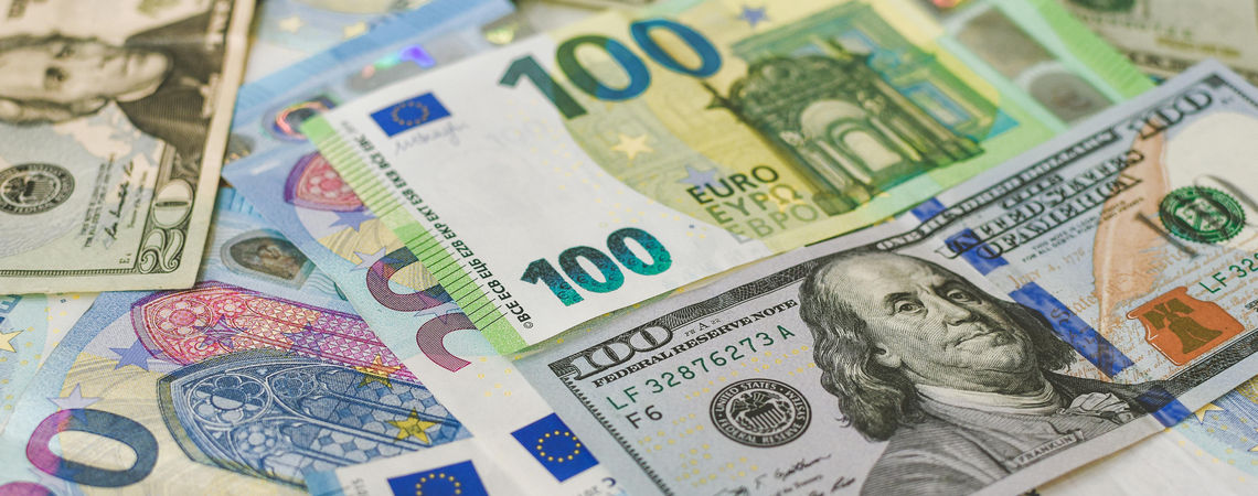 kurs-eur-usd Waluty kursu EUR/USD - grafika Trejdoo