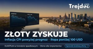 Złoty łapie oddech. Czas zabezpieczyć marżę - Trejdoo